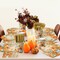 144pcs Serves 24 - Thanksgiving Paper Plates and Napkins Sets,144pcs Watercolor Retro Pumpkin(Retro)9"L x 0.04"W x 9"Th